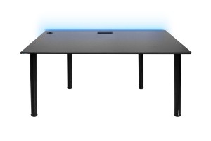 Biurko PRO BLACK LED USB