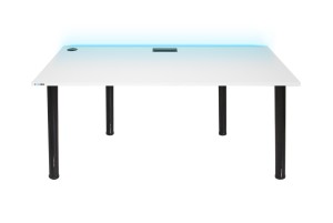Biurko PRO WHITE LED USB