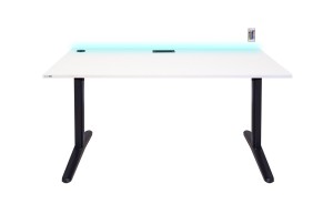 Biurko SyberDesk ULTRA WHITE LED USB 